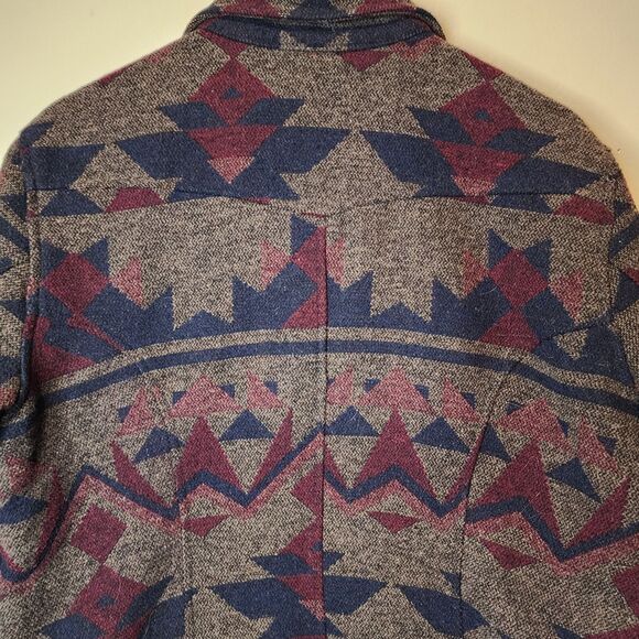 Stetson Aztec Jacket Womens XL Wool Blend Full Zip Southwestern Country Western - Picture 6 of 12